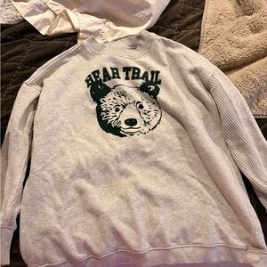 Gray Bear Trail Sweatshirt- Aerie